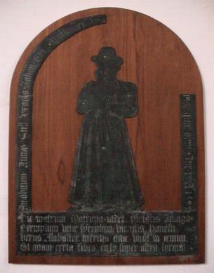Ann Still brass, Hadleigh