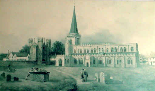 Gainsborough picture of Hadeligh Church